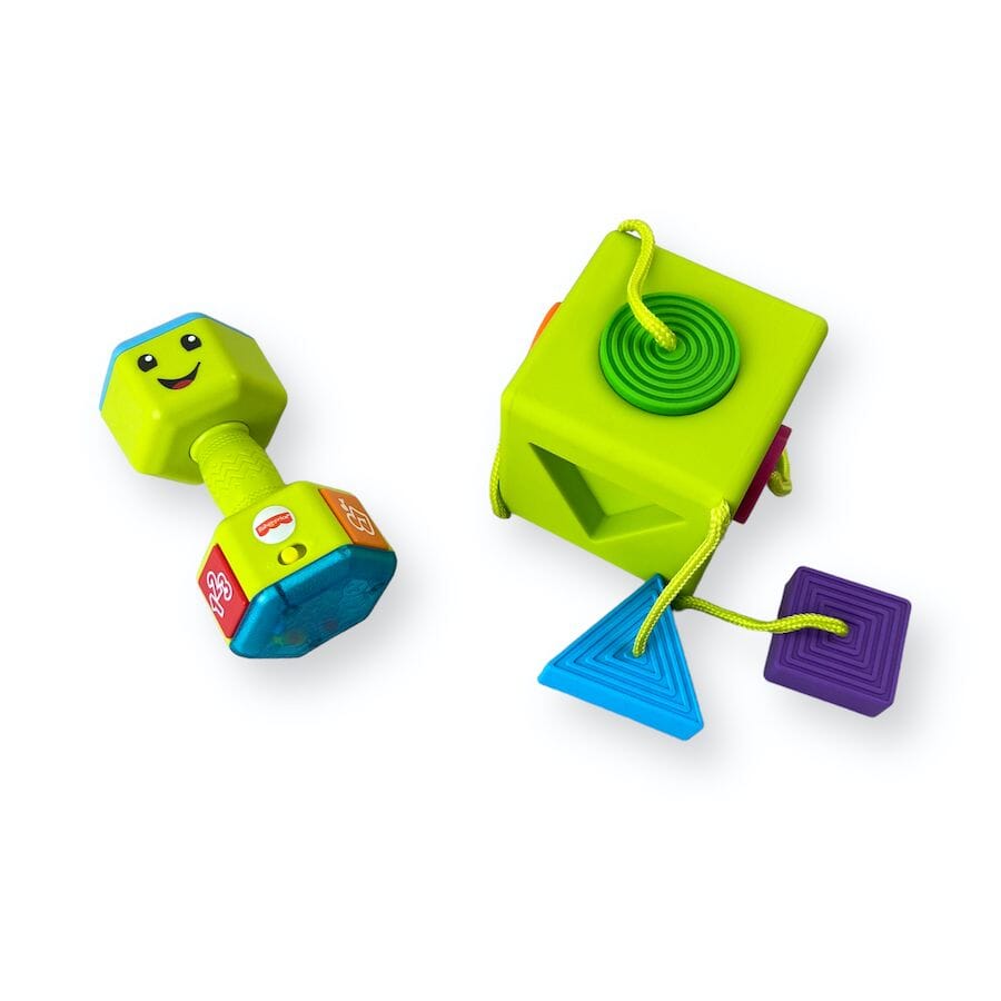 Infant Toy Bundle with Oombee Cube Sorter Toys 