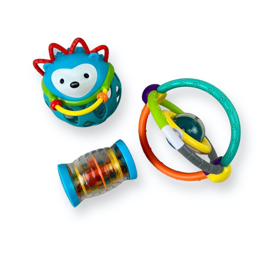 Infant Toy Bundle with Skip Hop Hedgehog Toys 