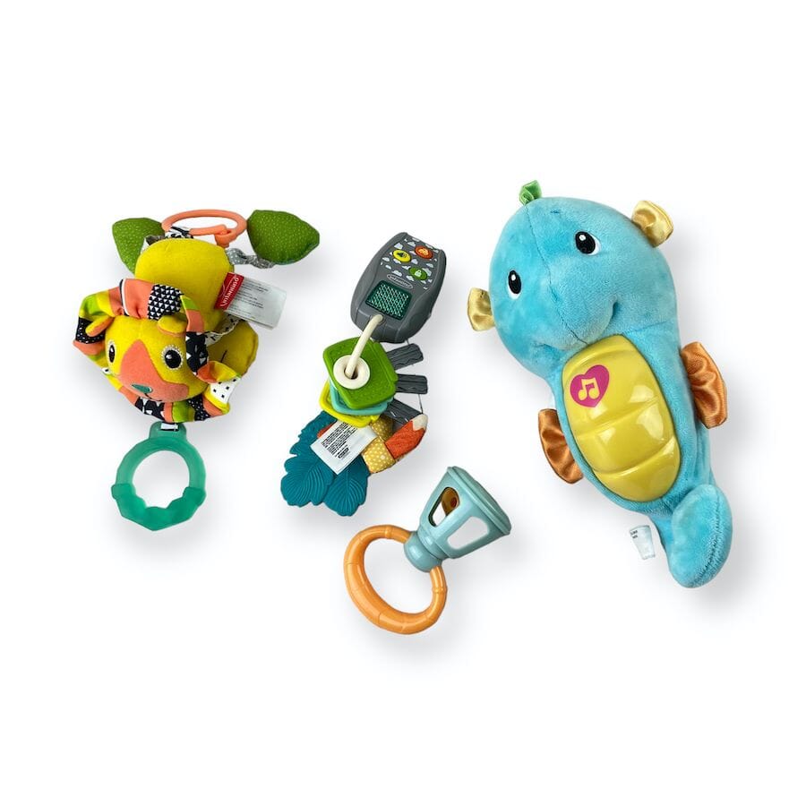Infantino - Infant Toy Bundle with Soothe & Glow Seahorse