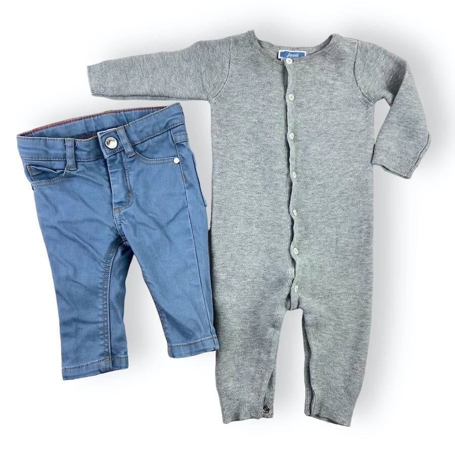 Jacadi Paris - Jacadi Paris Romper Bundle 6M