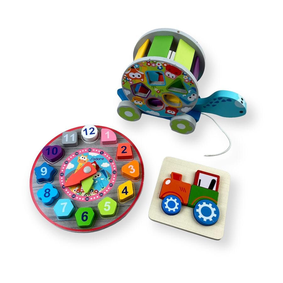J'adore - J'Adore Wooden Toddler Toy Bundle