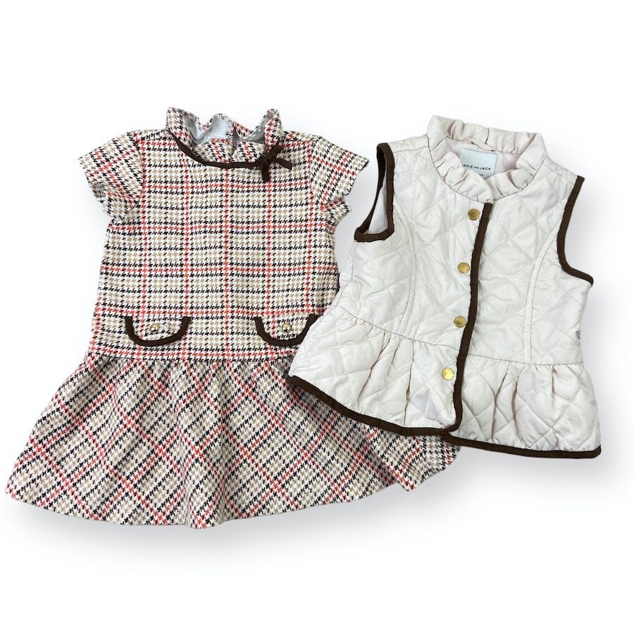 Janie and Jack - Janie and Jack Dress & Vest Bundle 18 - 24M