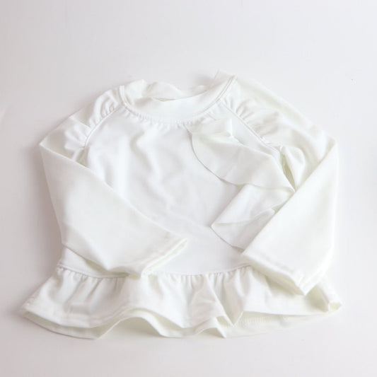 TOYCYCLE - Janie and Jack White Rash Guard Size 6 - 12M