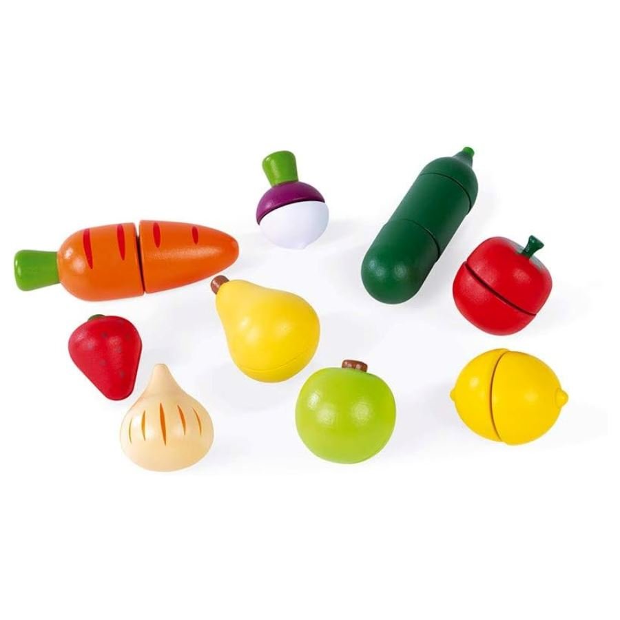 Janod - Janod Green Market Fruits & Vegetables Set