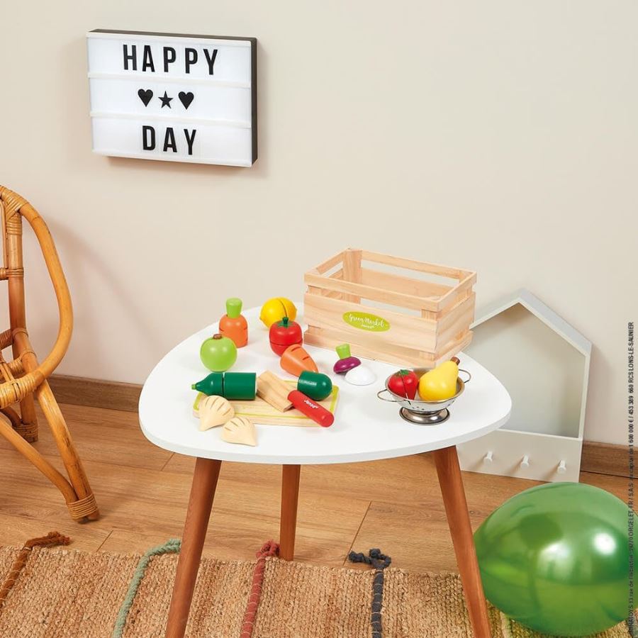 Janod - Janod Green Market Fruits & Vegetables Set