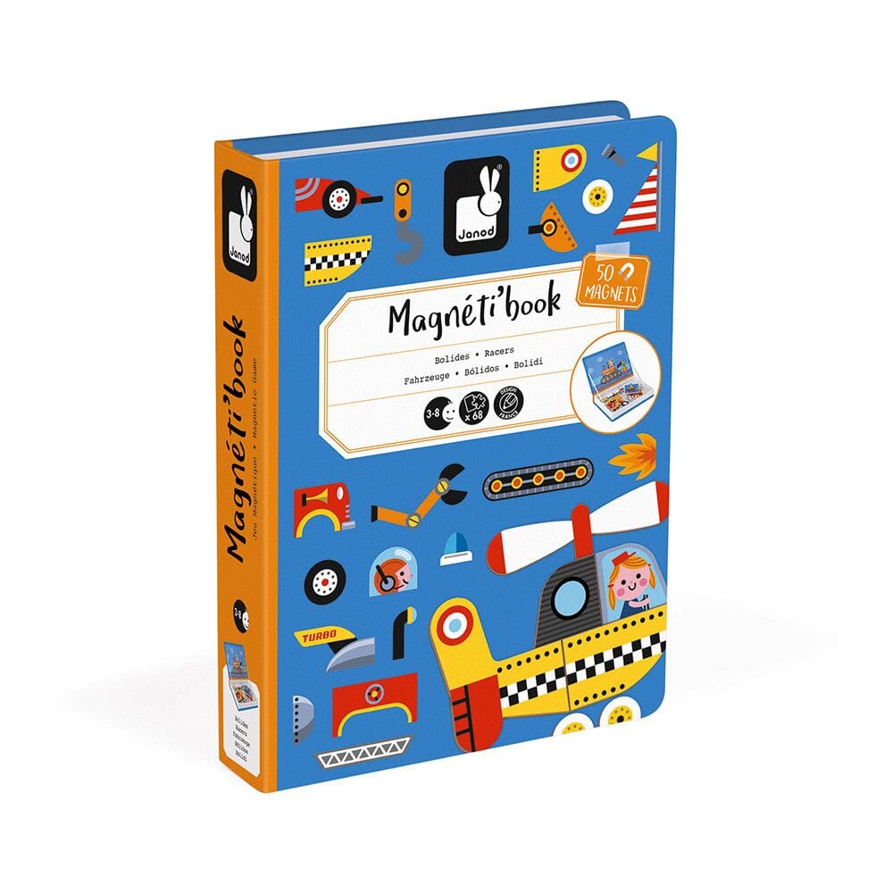 Janod - Janod Racers Magneti'Book