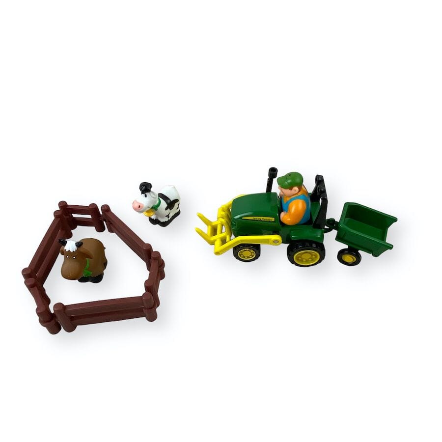 John Deer Tractor Play Set Toys 