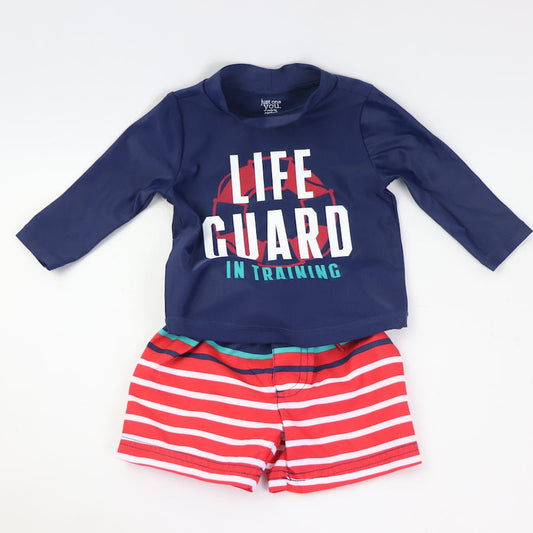 TOYCYCLE - Just One You Swim Trunks & Rash Guard Set 6M