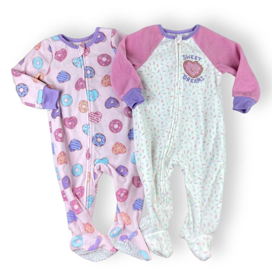 Kids Headquarters 2-Pack Footed Sleeper 12M Clothing 