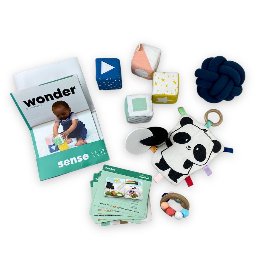 KiwiCo Panda Crate Wonder Sense with Me Kit Baby Toys & Activity Equipment