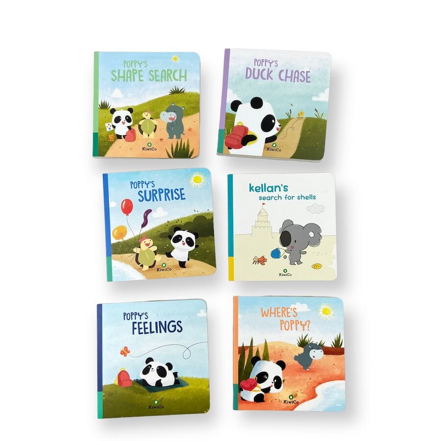 TOYCYCLE - KiwiCo Poppy Board Book Bundle
