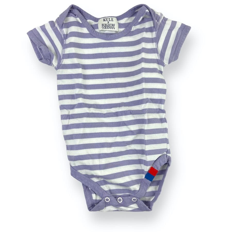 TOYCYCLE, PBC - Kule - Bergdorf Goodman Lavender & White Onesie 12M