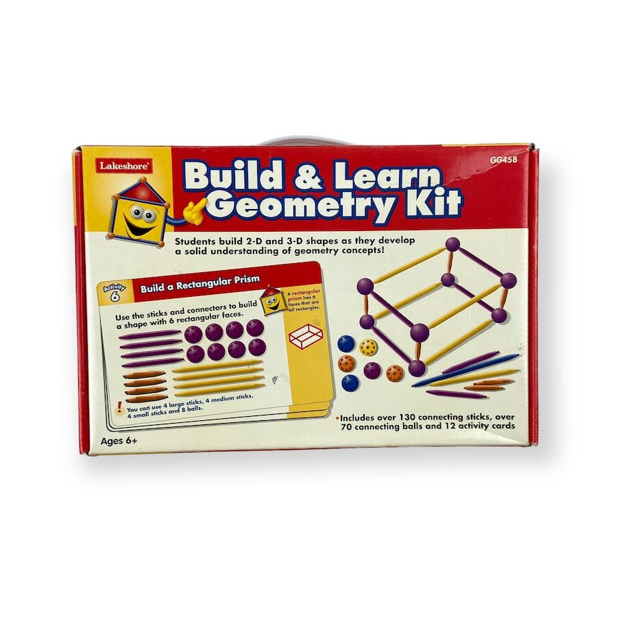 Lakeshore Build & Learn Geometry Kit Educational Toys 