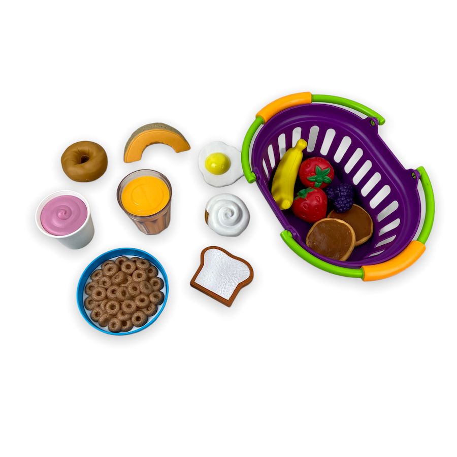 TOYCYCLE - Learning Resources Food Basket Breakfast