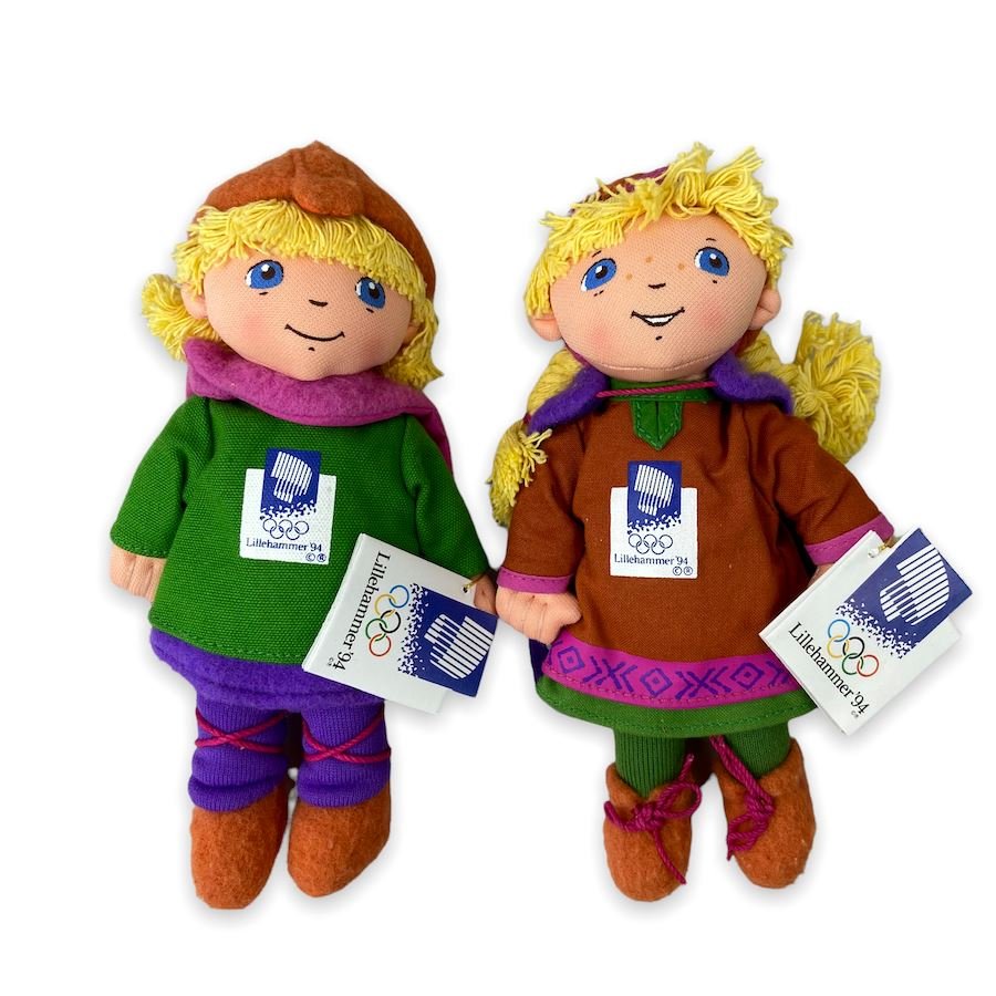 TOYCYCLE - Lillehammer Olympic Hakon Kristin Dolls