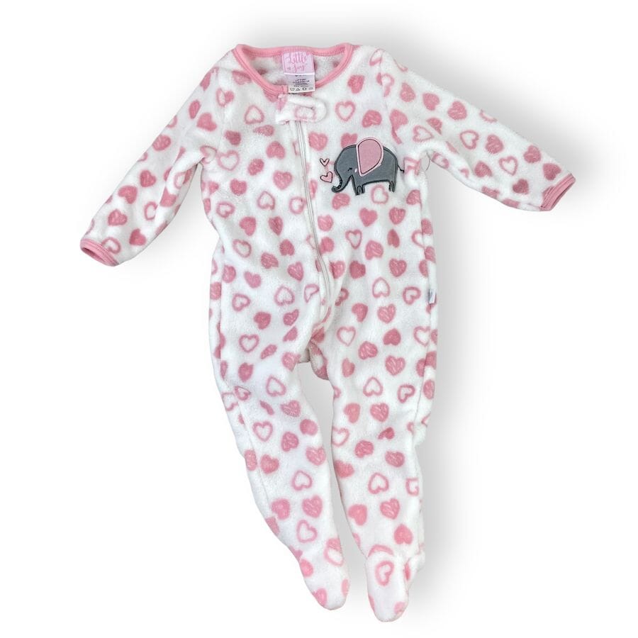 Little Joy - Little Joy Plush Footed Pajamas 6 - 9M
