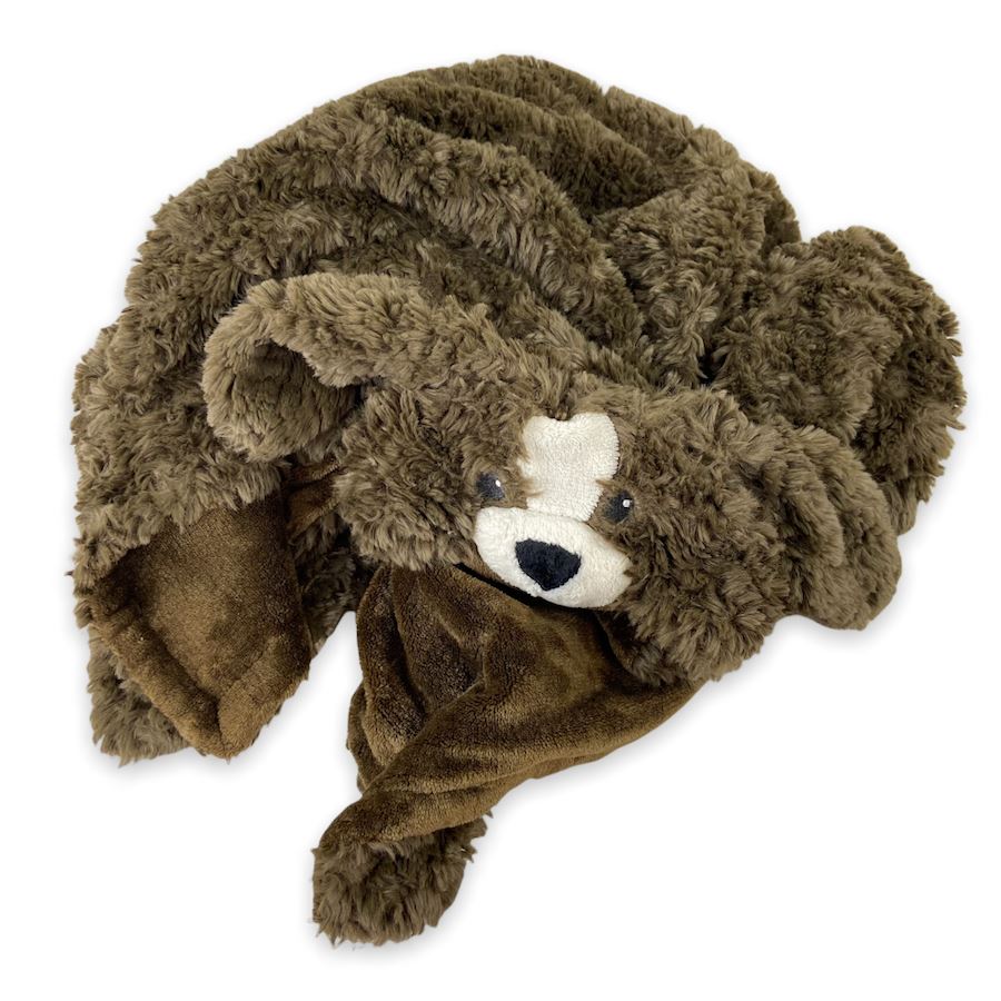 TOYCYCLE - Little Miracles Plush Bear Blanket