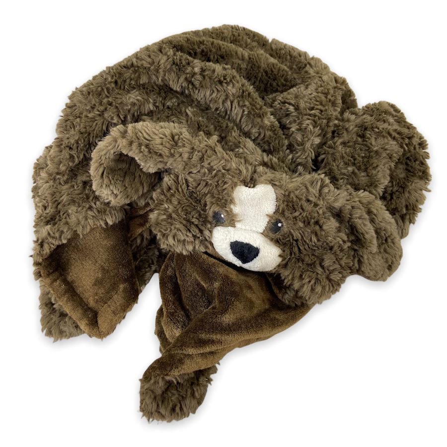 Little Miracles Plush Bear Blanket 