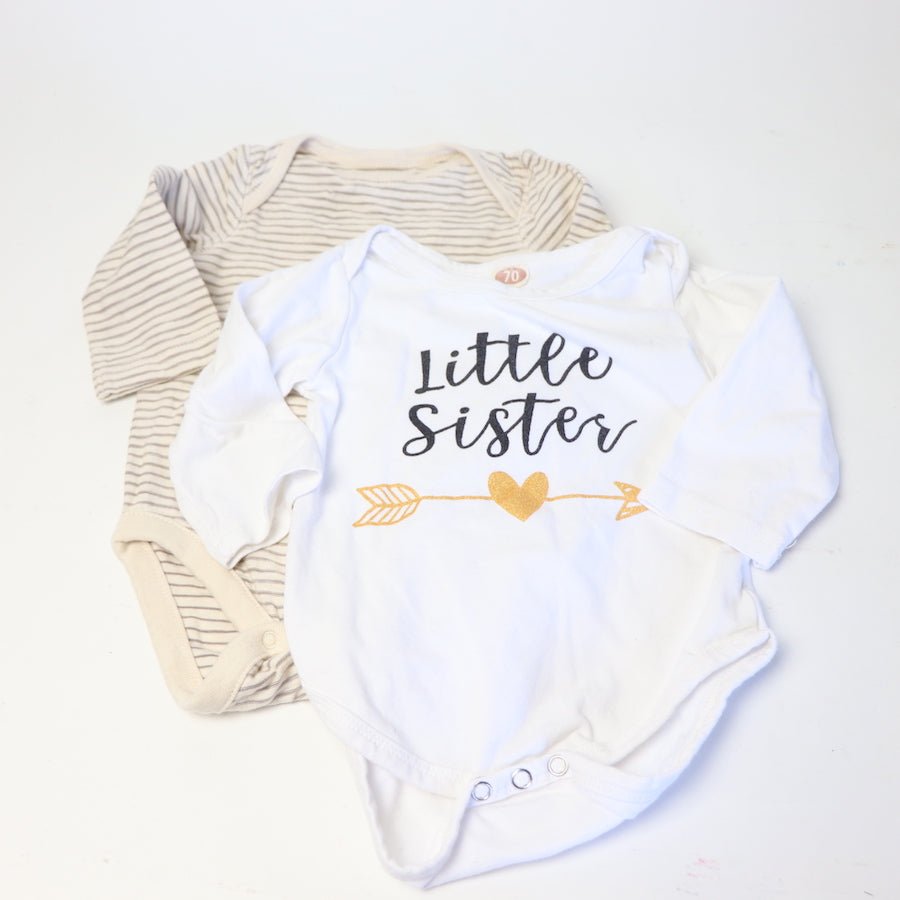 TOYCYCLE - Little Sister Bodysuit Bundle 3 - 6M