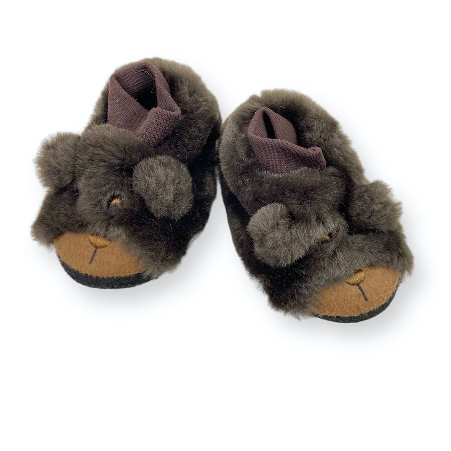 L.L. Bean Toddler's Animal Paw Slippers - Bear Shoes 