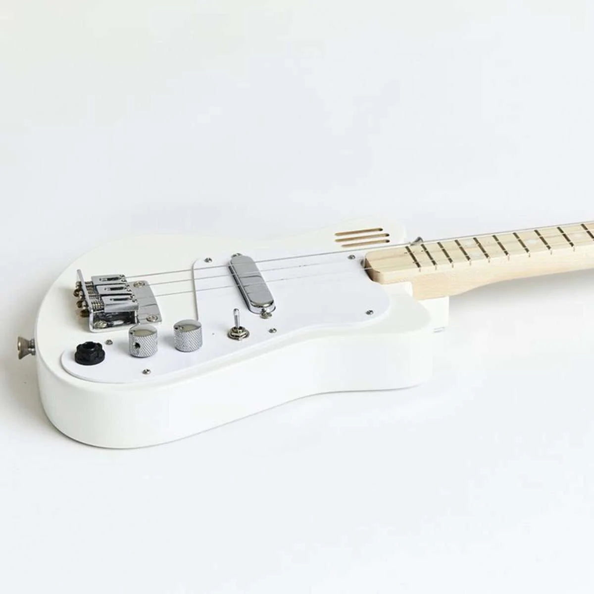 Loog Mini Electric Guitar Musical Instruments White 
