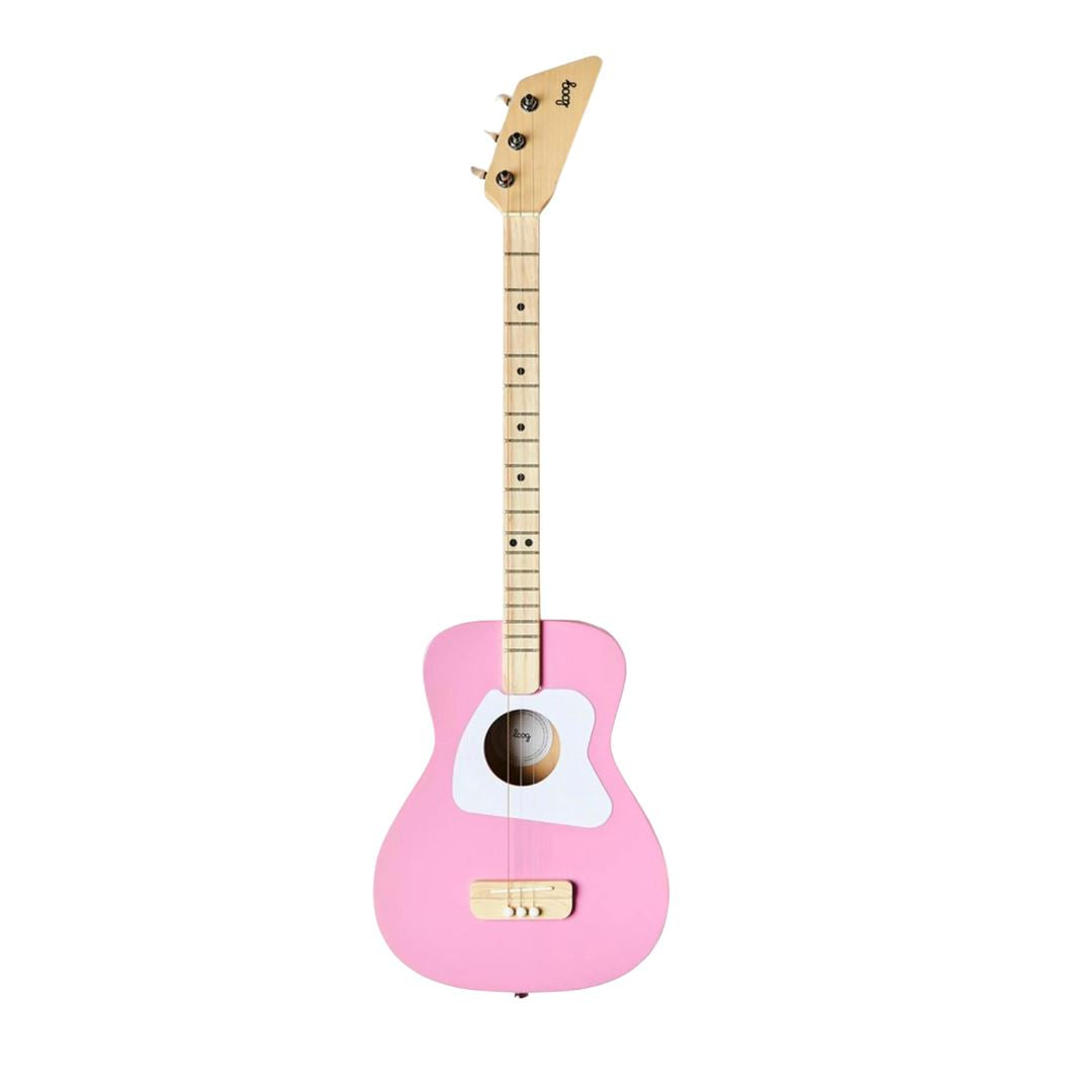 Loog Pro Acoustic Guitar Guitars Pink 