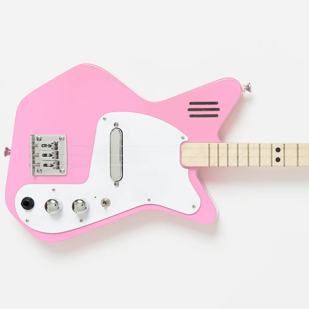 Loog Pro Electric Guitar - No Amp Guitars Pink 