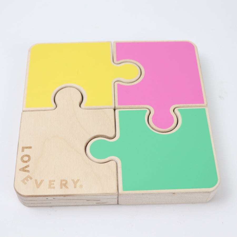 Lovevery Chunky Puzzle & Simon Says Cube 