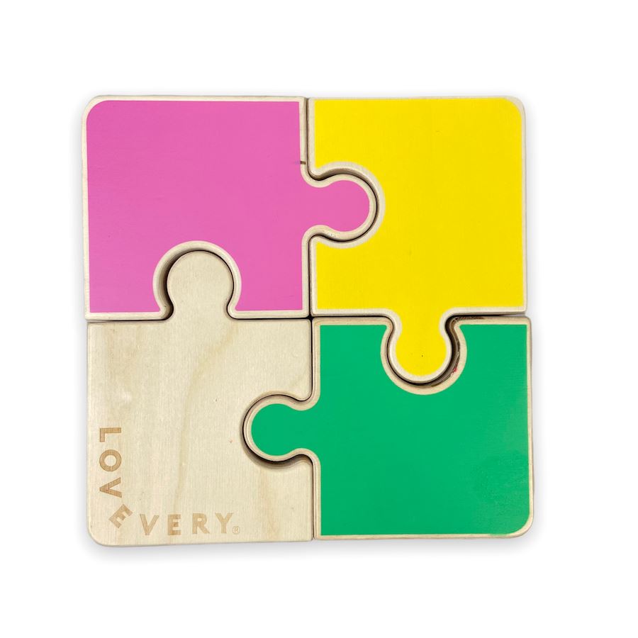 Lovevery Chunky Wooden Jigsaw Puzzle 