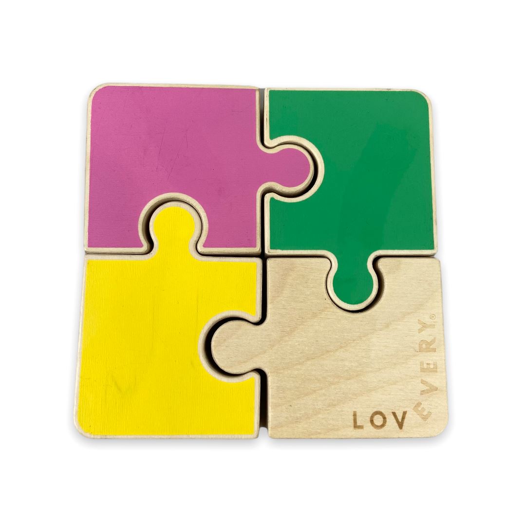 Lovevery Chunky Wooden Jigsaw Puzzle 