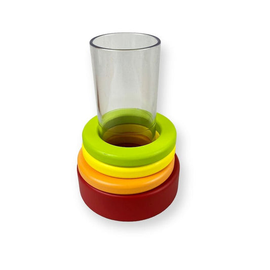 Lovevery Clear Tube with Stacking Rings Toys 