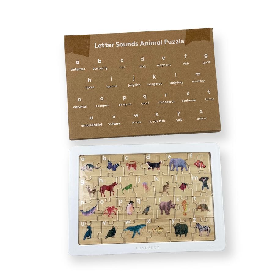 Lovevery Letter Sounds Animal Puzzle Toys 
