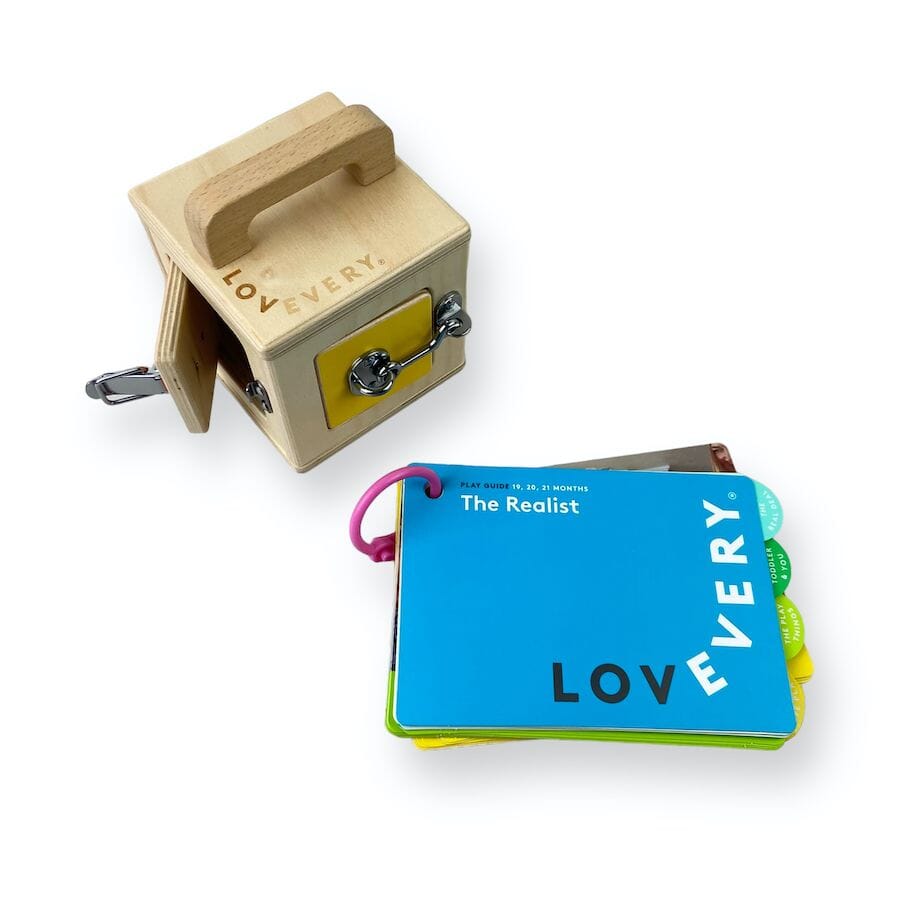 Lovevery Lock Box and Realist Kit Play Guide Toys 