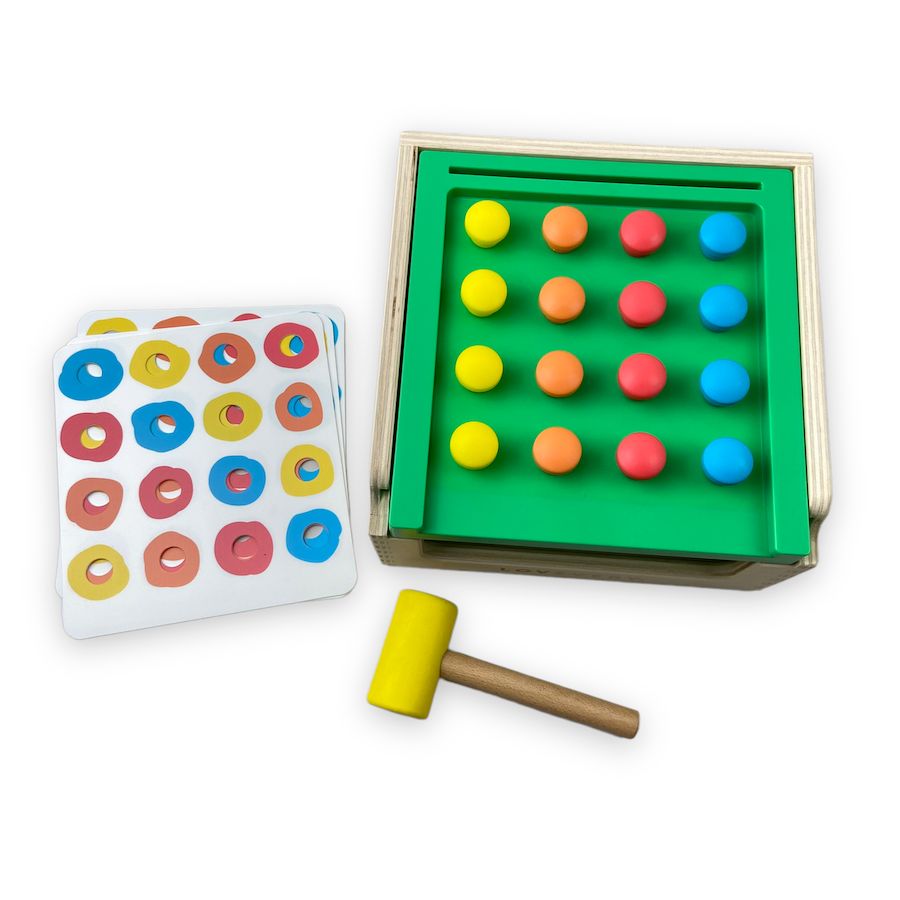Lovevery Match and Tap Hammer Box Learning Toys & Activities