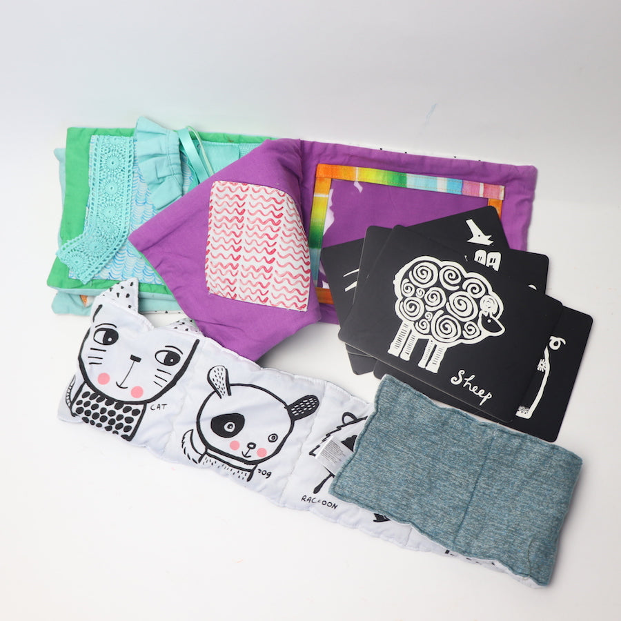 Lovevery & Wee Gallery Cloth Book Set 