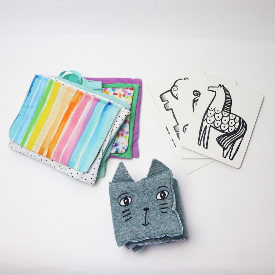 Lovevery & Wee Gallery Cloth Book Set 