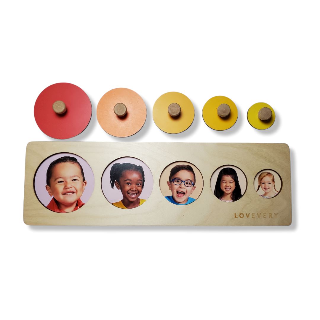 Lovevery Wooden Circle of Friends Puzzle 
