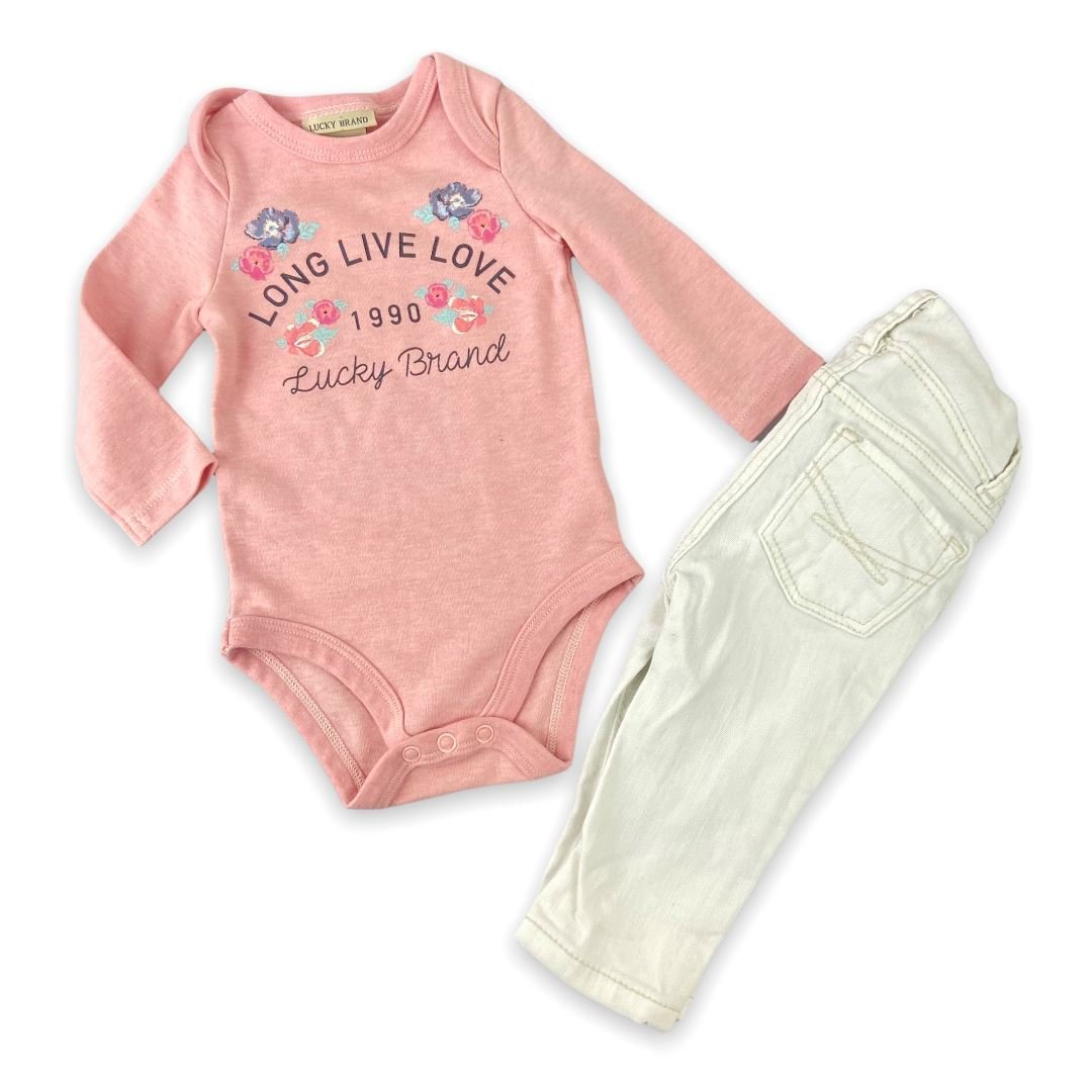 TOYCYCLE - Lucky Brand & Gap 1969 Denim & Bodysuit Bundle 3 - 6M