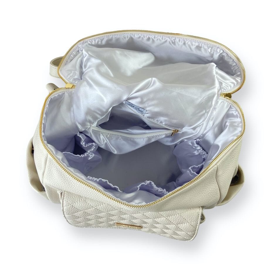 Luli Bebe - Luli Bebe Monaco Diaper Bag - Pearl White