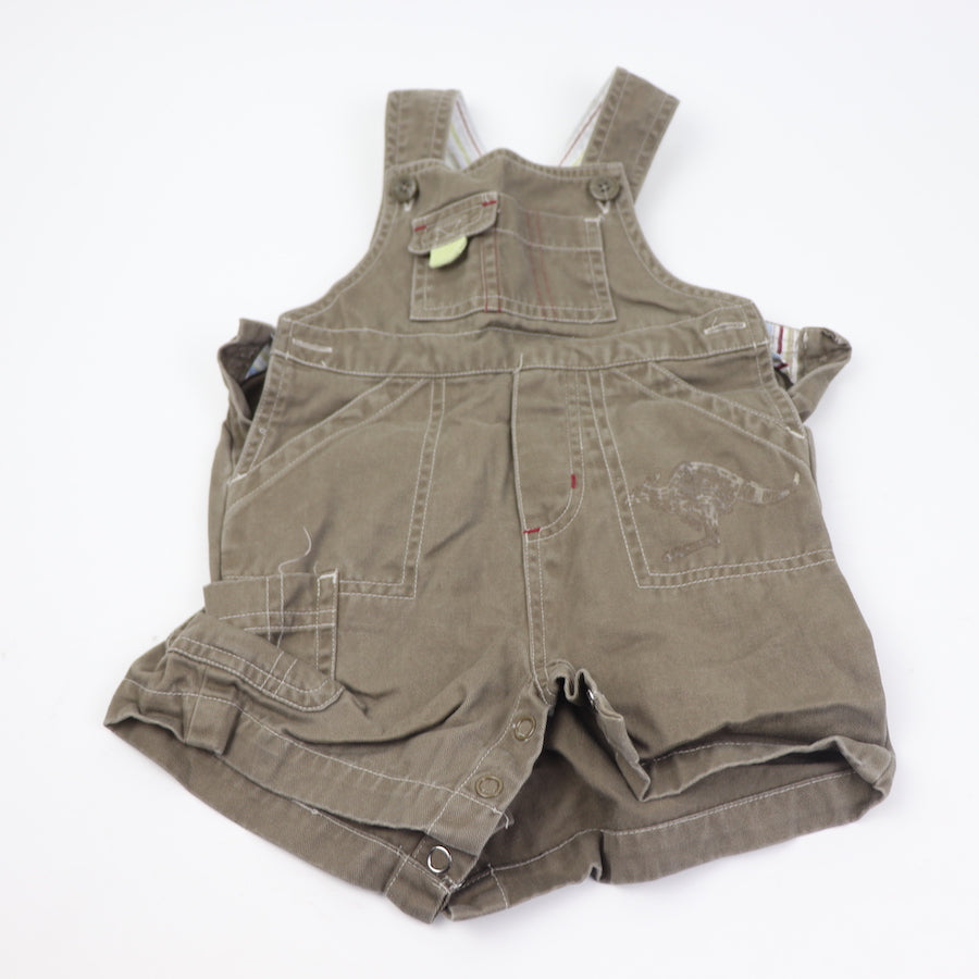 Lullaby Club Short Overalls 6M 