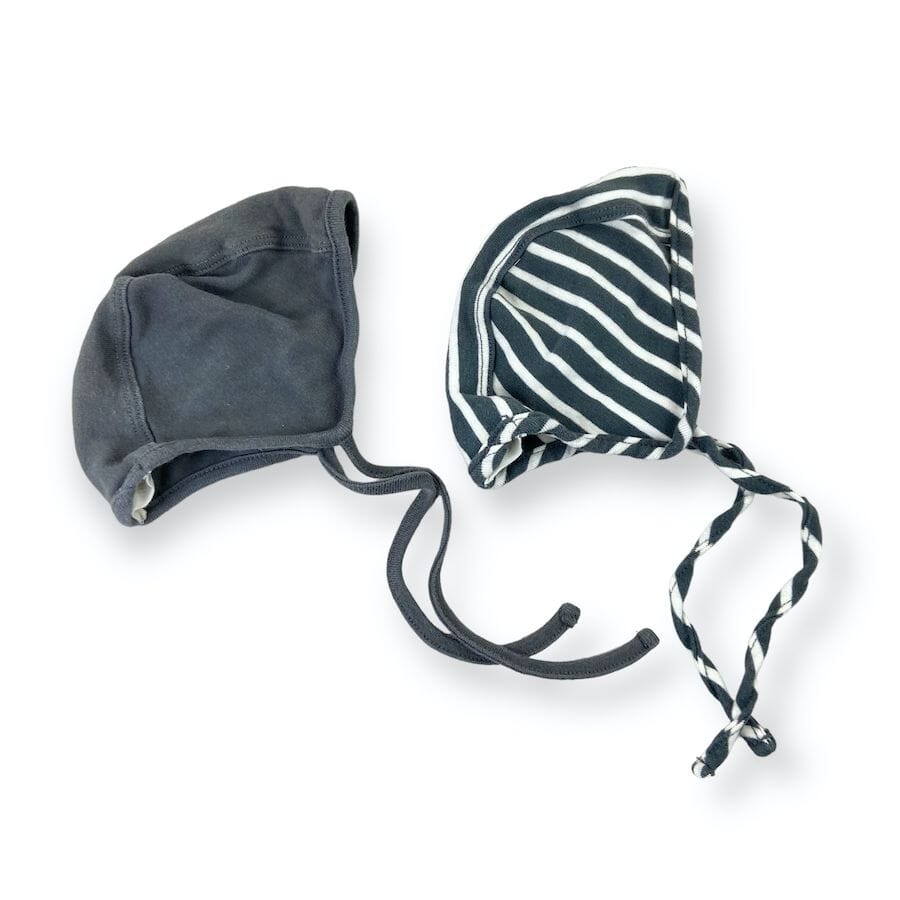 Mabo - Mabo Organic Cotton Bonnet Set 3 - 6M