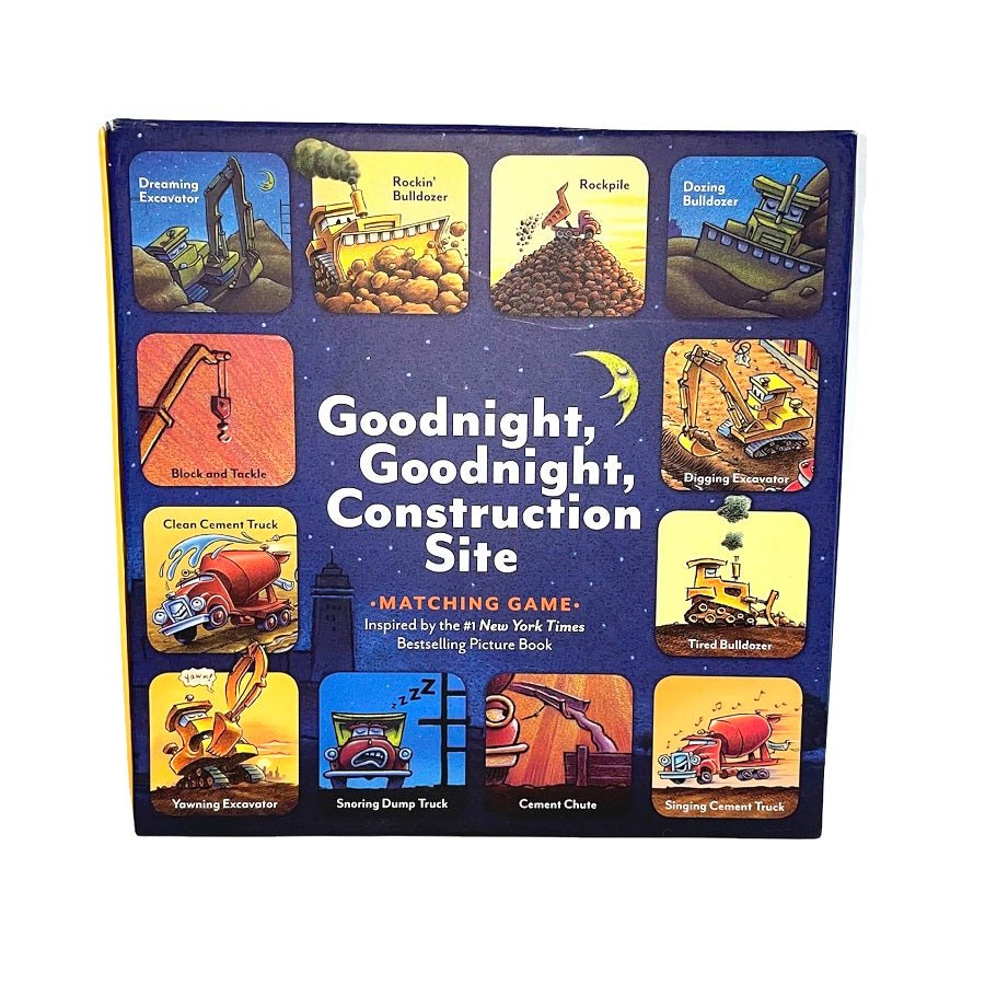 TOYCYCLE - Matching Game: Goodnight Goodnight Construction Site