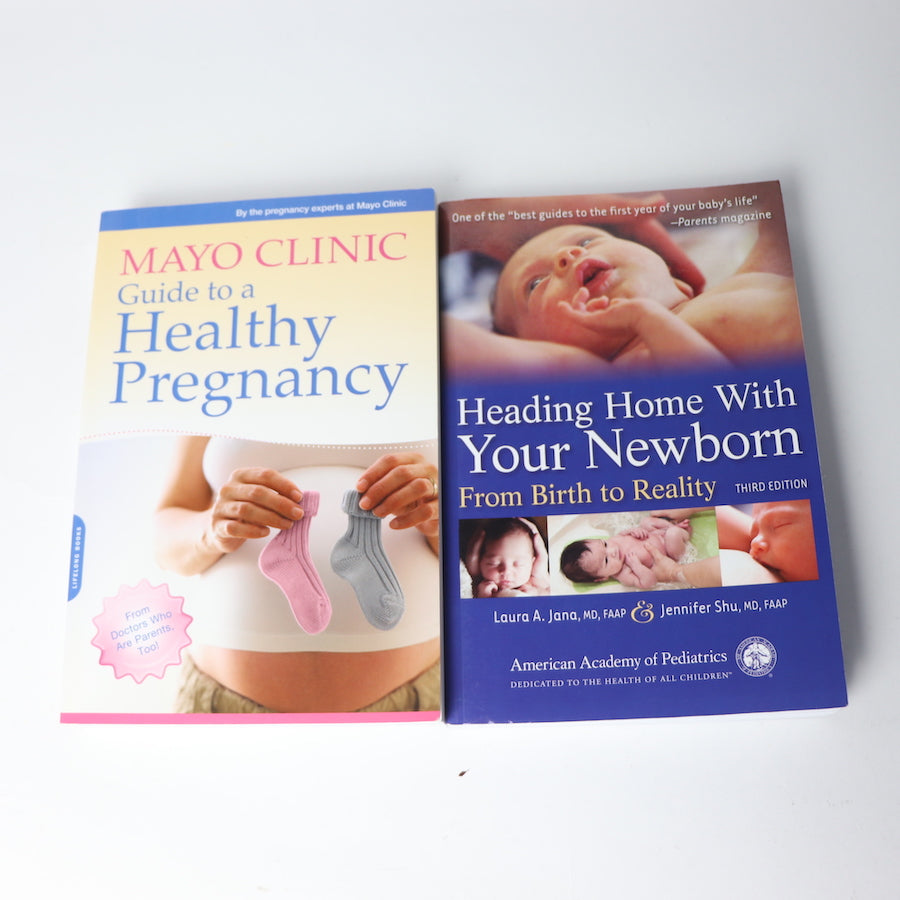 Mayo Clinic Guide to a Healthy Pregnancy & Heading Home with Your Newborn Book Set 