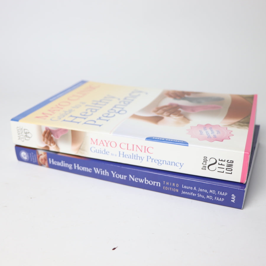 Mayo Clinic Guide to a Healthy Pregnancy & Heading Home with Your Newborn Book Set 