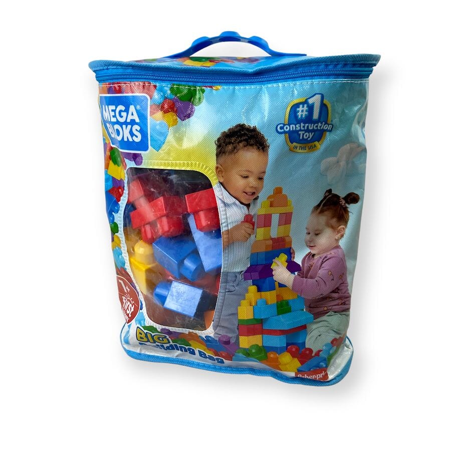 Mega Bloks Big Builder Bag - Primary Colors Toys 