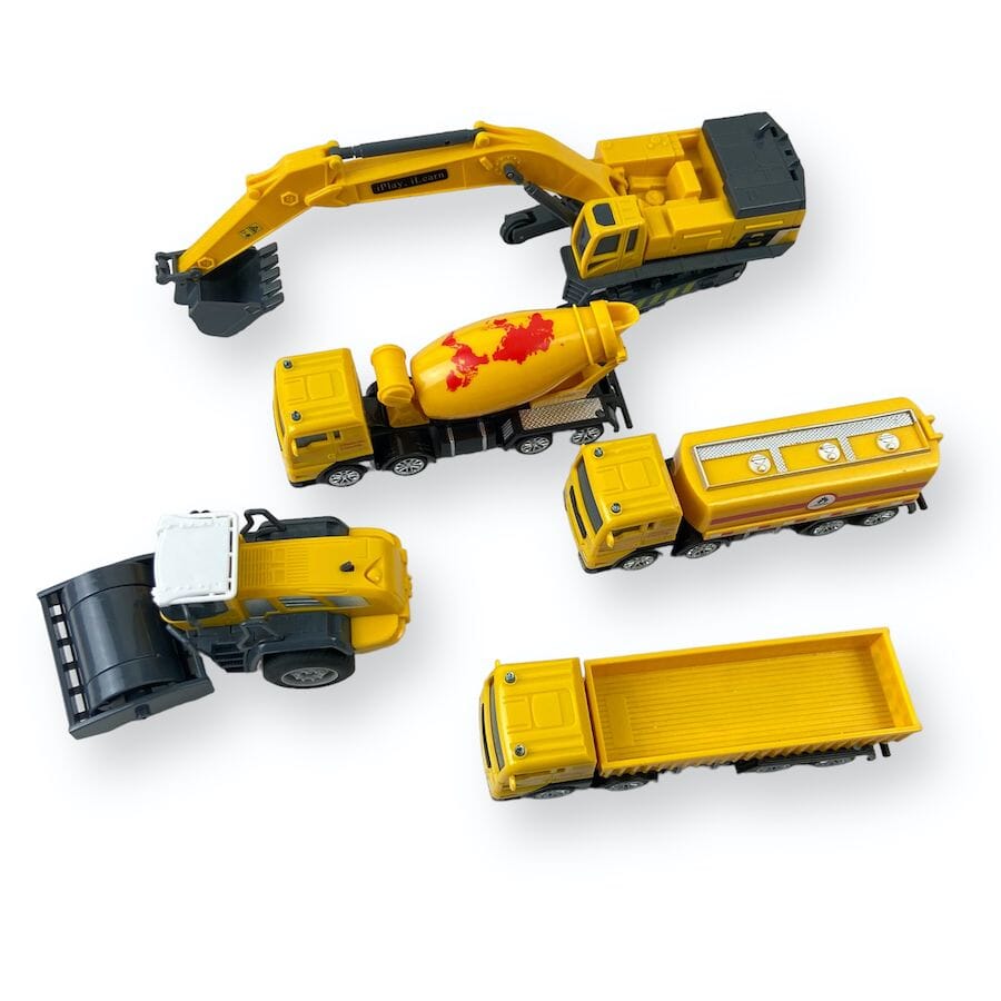 TOYCYCLE - Micro Mini Construction Vehicle Set