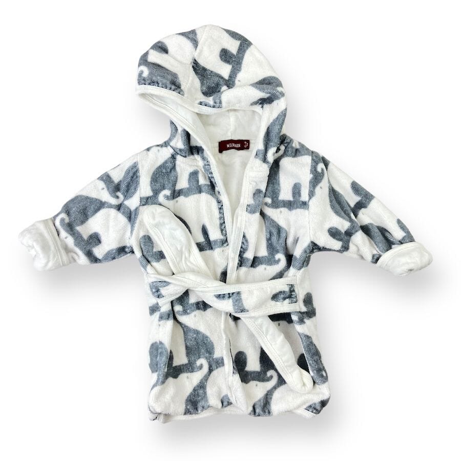 Milkbarn Baby Hooded Bathrobe Clothing 