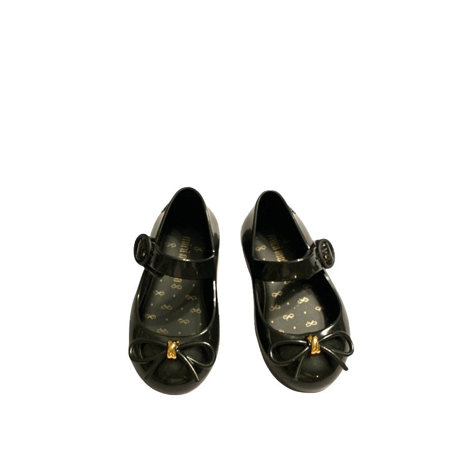 TOYCYCLE - Mini Melissa Black Mary Jane Jelly Shoes Size 5