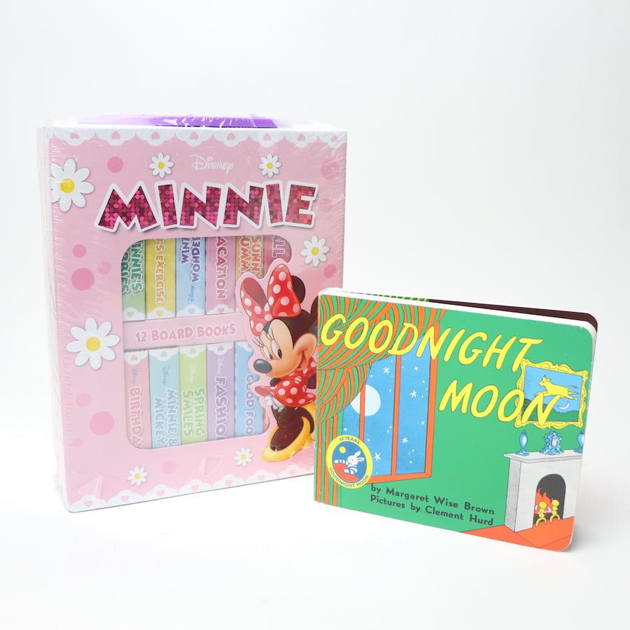 TOYCYCLE - Minnie Mouse Board Book Set & Goodnight Moon