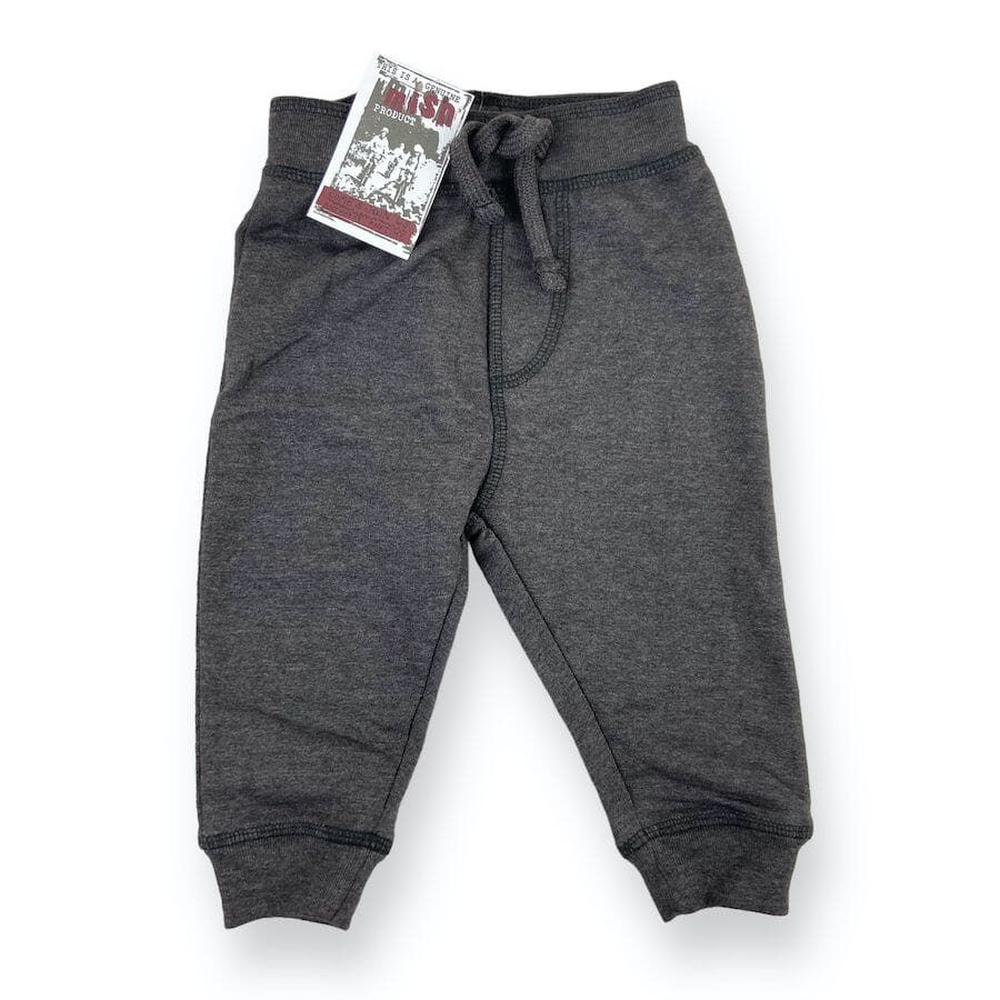 Mish Boys - Mish Boys Heather Black Jogger Pants 12M
